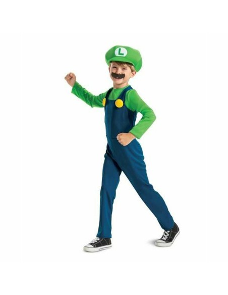 Costume per Bambini Super Mario Luigi 2 Pezzi