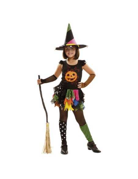 Costume for Children My Other Me Pumpkin Witch 10-12 Years (4 Pieces)