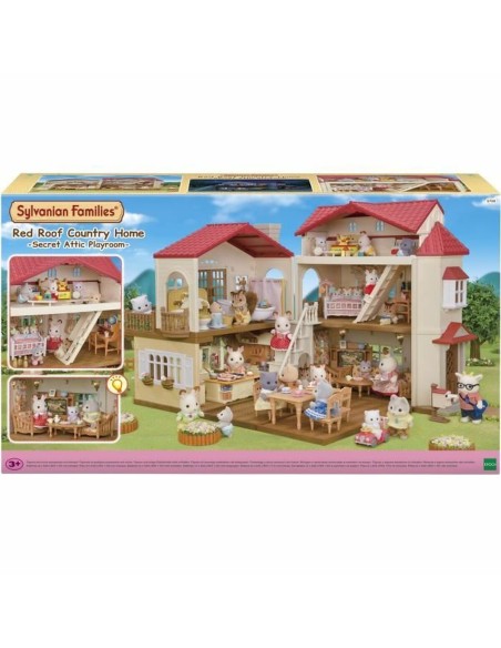 Playset Sylvanian Families Red Roof Country Home Doll's House Rabbit