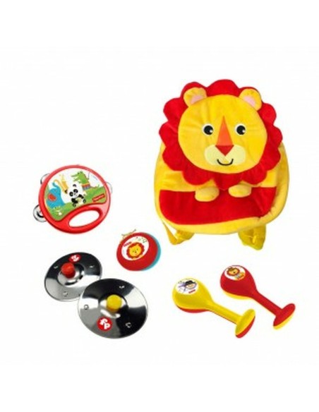 Set musicale Fisher Price Leone Zaino per Bambini