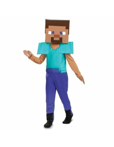 Costume per Bambini Minecraft Steve 2 Pezzi