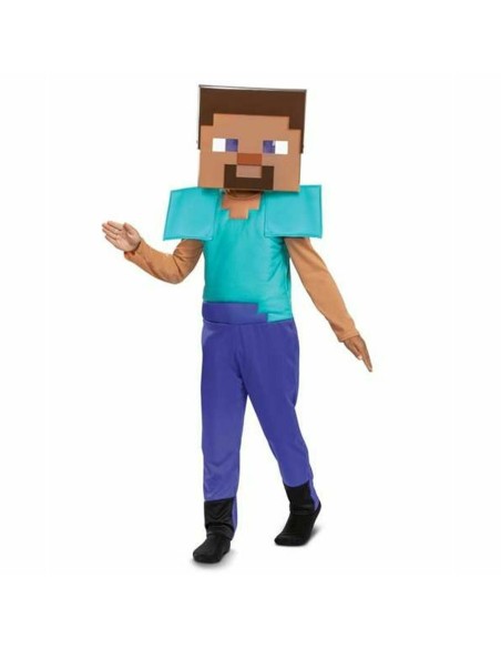 Costume per Bambini Minecraft Steve 2 Pezzi