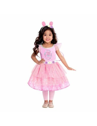 Costume per Bambini Peppa Pig 3 Pezzi