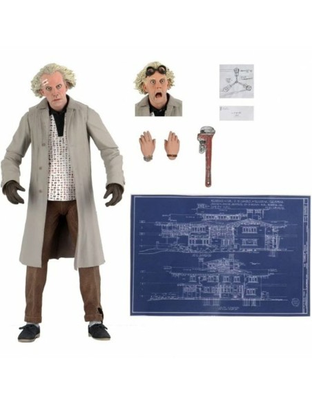 Actionfiguren Neca Ultimate Doc Brown 1985