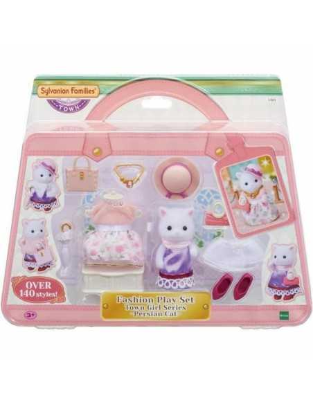 Figure Articolate Sylvanian Families The Fashion Suitcase And Big Sister Persian Cat