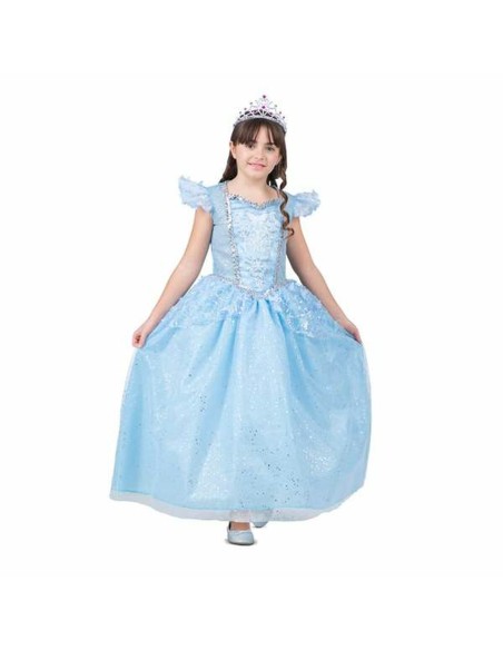 Costume for Children My Other Me Blue Princess 3 Pieces