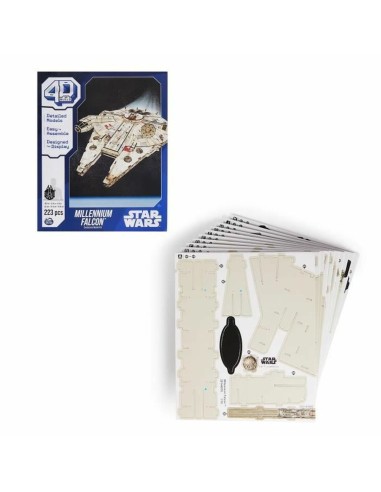 Construction set Star Wars Millennium Falcon 223 piezas 43 x 31,4 x 22,4 cm Grey Multicolour