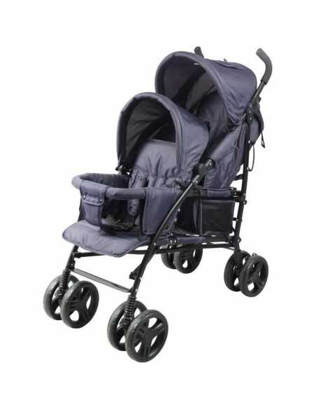 Poussette pour bébé Bambisol Double Cane Blue marine