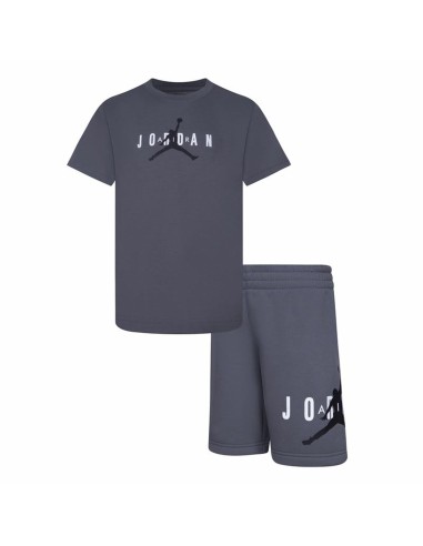 Completo Sportivo per Bambini Jordan Jordan Grigio