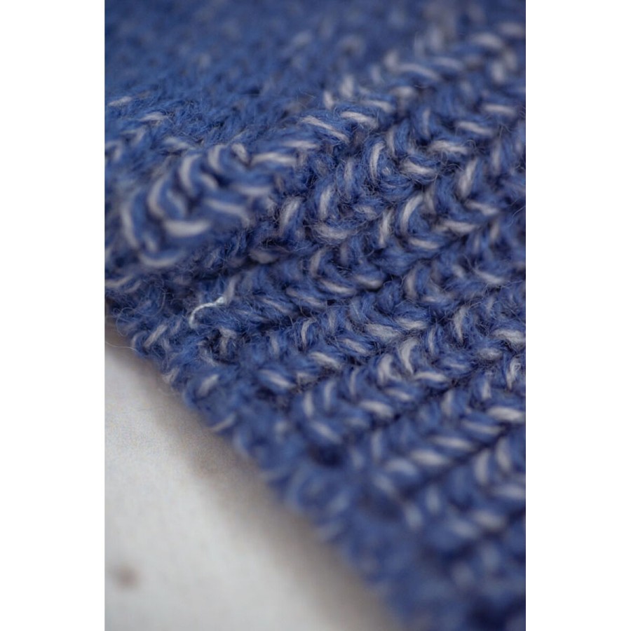 Coperta Crochetts Coperta Azzurro Squalo 70 x 140 x 2 cm