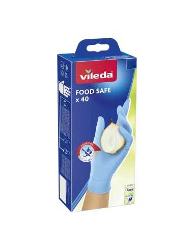 Gants Jetables Vileda Food Safe 171013 S/M (40 Unités)