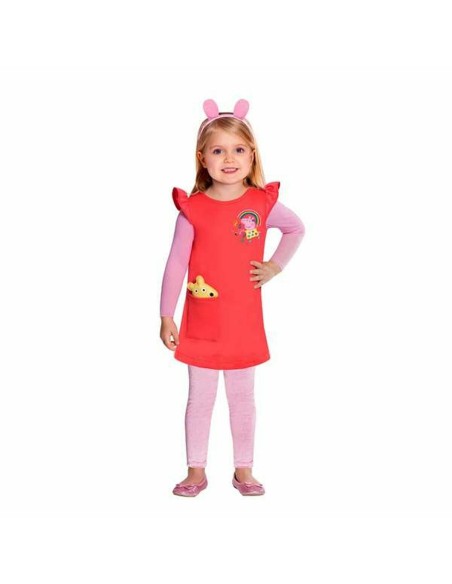 Costume per Bambini Peppa Pig 3 Pezzi