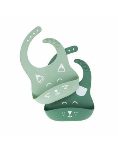 Bib Babymoov A007608 Green Silicone (2 Units)