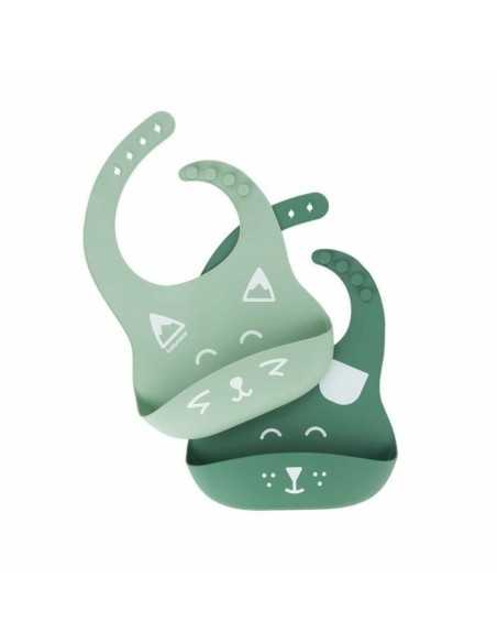 Bib Babymoov A007608 Green Silicone (2 Units)