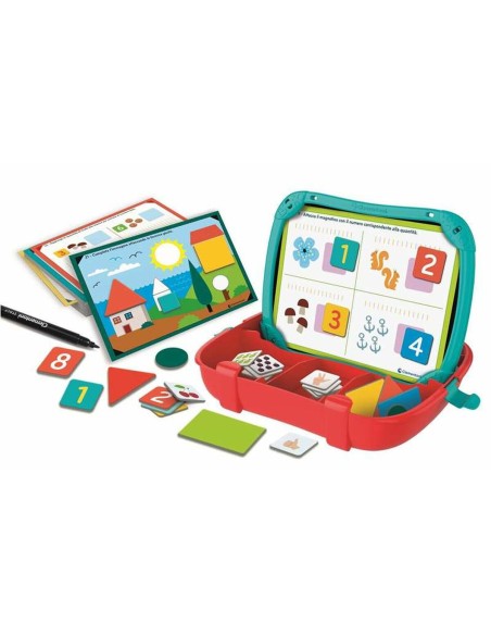 Educational Game Clementoni Briefcase Numbers Shapes 27,5 x 23 x 5 cm