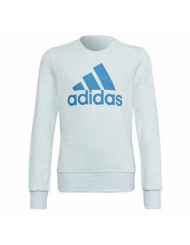 Felpa senza Cappuccio da Bambina Adidas Essentials Azzurro Chiaro