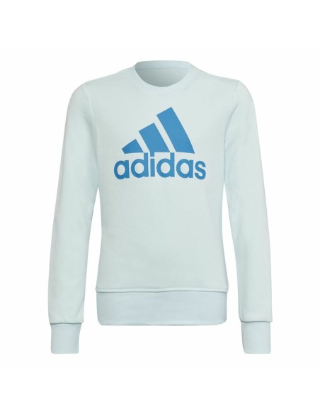 Felpa senza Cappuccio da Bambina Adidas Essentials Azzurro Chiaro