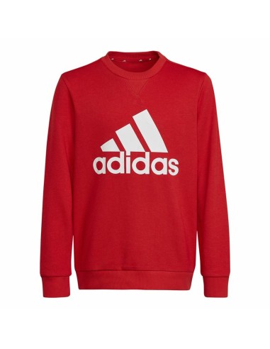 Felpa senza Cappuccio Bambino Adidas Essentials Rosso