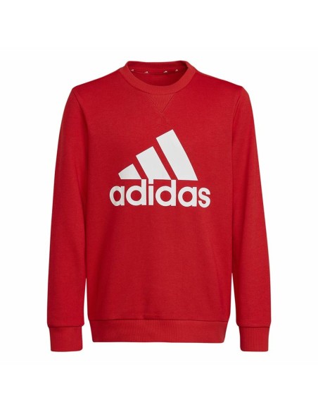 Felpa senza Cappuccio Bambino Adidas Essentials Rosso