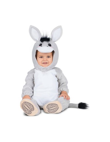 Costume for Babies My Other Me White Grey Donkey (4 Pieces)