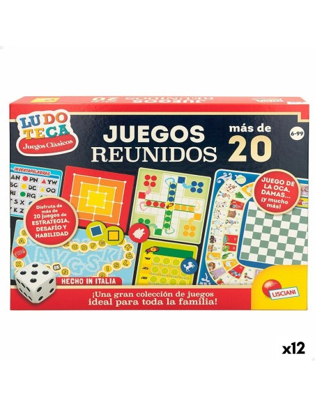 Jeu de société Lisciani Juegos reunidos ES 40 x 0,1 x 33 cm (12 Unités)