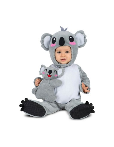 Verkleidung für Babys My Other Me Grau Weiß Koala (4 Stücke)