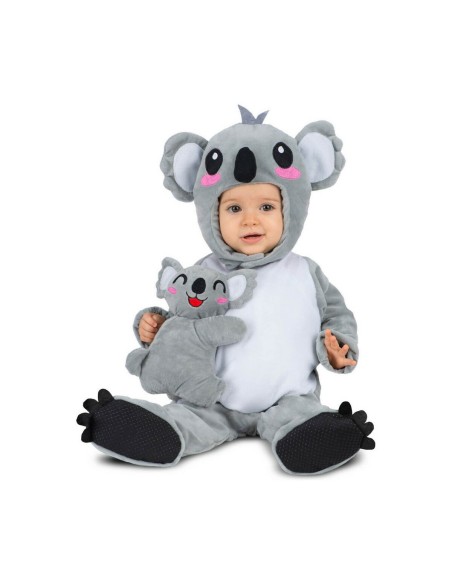 Costume per Neonati My Other Me Grigio Bianco Koala (4 Pezzi)