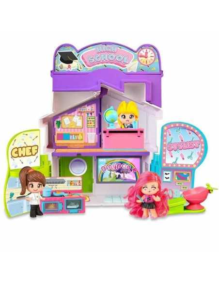 Playset Pinypon Chef & Stylist & High School 3-en-1