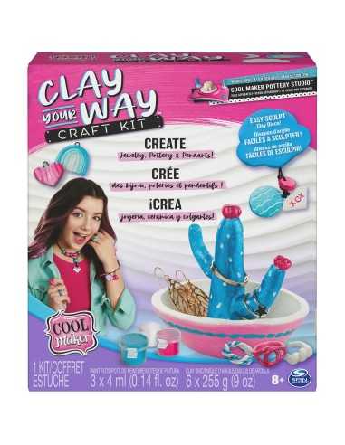 Bracelet and Necklace Making Kit Spin Master Clay your way Plastic