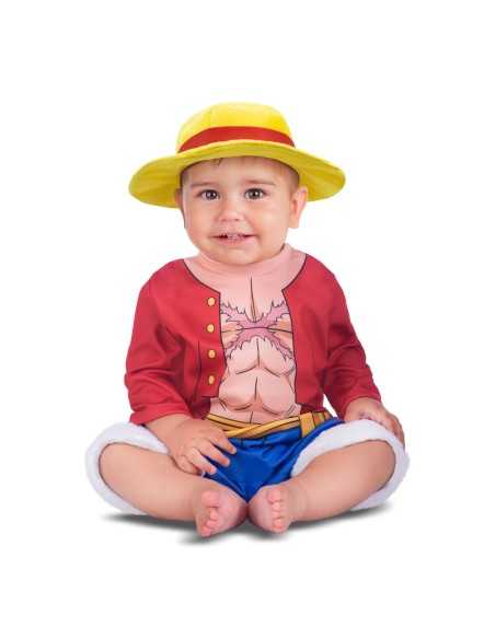 Costume per Neonati One Piece Luffy (2 Pezzi)