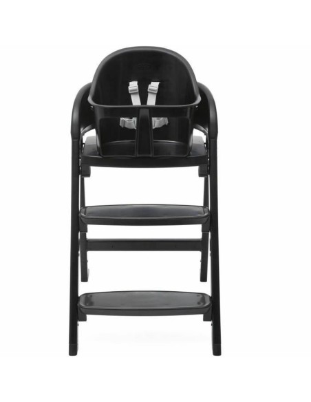 Highchair Chicco Crescendo Lite cairo coal Black Stainless steel