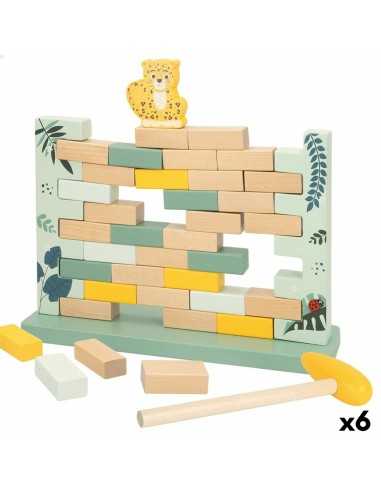 Construction set Woomax animals 44 Pieces (6 Units)