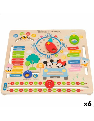 Gioco Educativo Disney Calendario 30 x 3,5 x 30 cm (6 Unità)