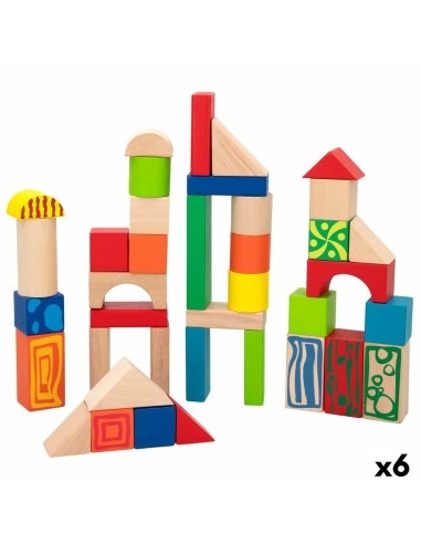 Set di Costruzioni Woomax 50 Pezzi (6 Unità)