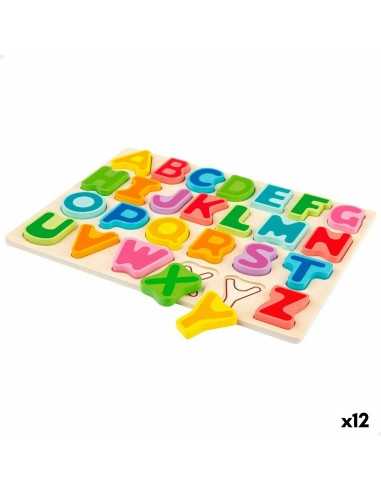 Puzzle di Legno per Bambini Woomax + 2 Anni 27 Pezzi (12 Unità)