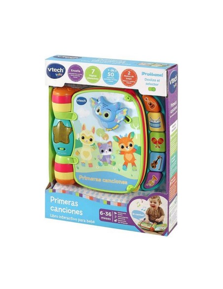 Baby toy Vtech Libro musical primeras canciones. 19 x 22 x 4 cm