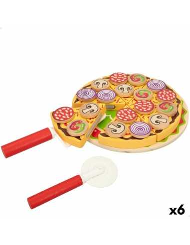 Wooden Game Woomax Pizza 27 Pieces (6 Units)