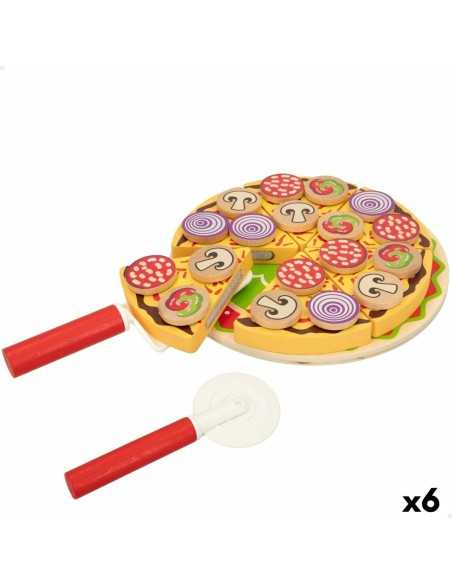 Wooden Game Woomax Pizza 27 Pieces (6 Units)