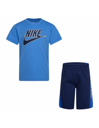 Kinder-Trainingsanzug Nike Sportswear Amplify Blau