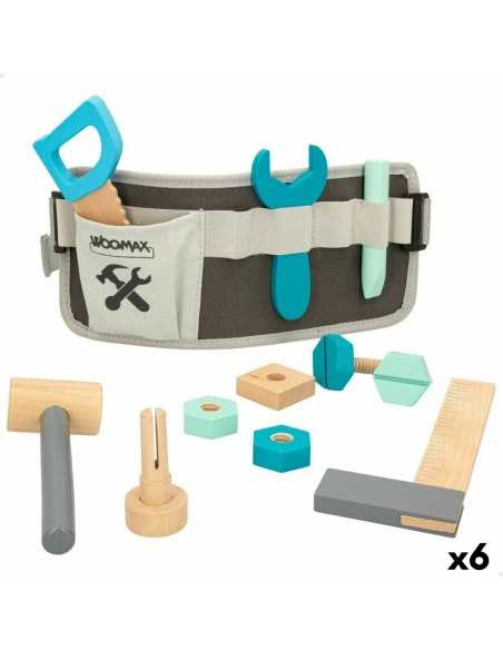 Toy tools Woomax 12 Pieces 31 x 14 x 2,5 cm 6 Units