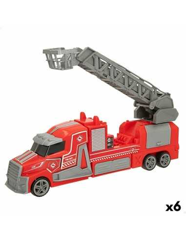 Camion de Pompiers Colorbaby 36 x 14 x 9 cm (6 Unités)