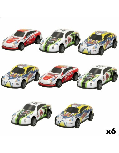 Playset di Veicoli Speed & Go 8,9 x 2,7 x 4 cm (6 Unità)