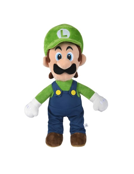 Fluffy toy Super Mario Luigi Blue Green 50 cm