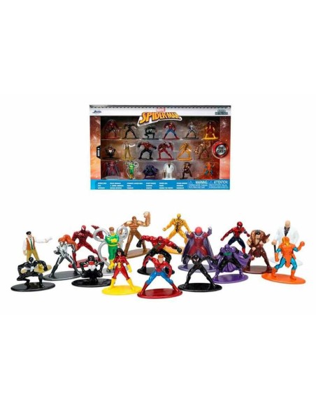 Set of Figures Spider-Man 4 cm 18 Pieces