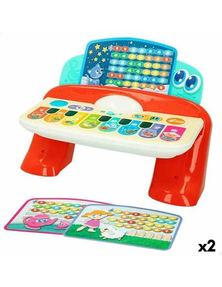 Piano Interattivo per Bambini Winfun 27 x 16 x 18 cm (2 Unità)