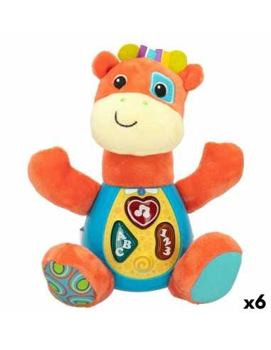 Peluche con Suono Winfun Giraffa 18 x 19 x 8,5 cm (6 Unità)