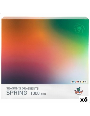 Puzzle Colorbaby Season's Gradients Spring 68 x 50 cm (6 Stück)