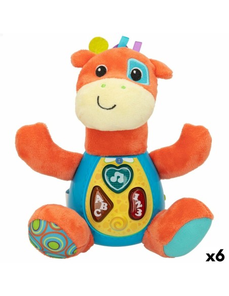 Jouet Peluche Winfun animaux ES 18 x 20 x 8 cm (6 Unités)