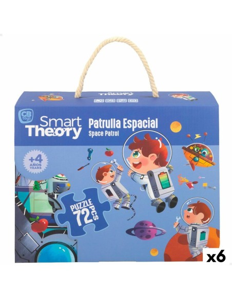 Puzzle Colorbaby Space Patrol 72 Stücke 90 x 60 cm (6 Stück)