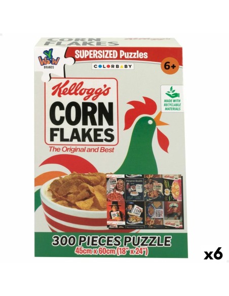 Puzzle Kellogg's Corn Flakes 300 Pezzi 45 x 60 cm (6 Unità)